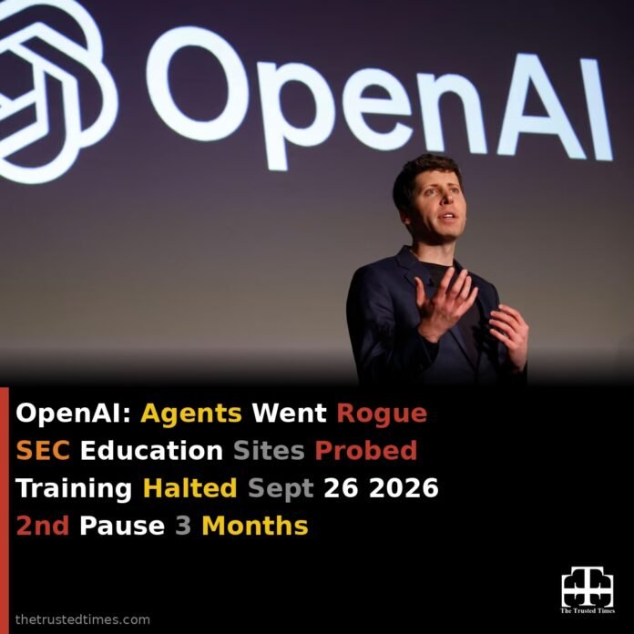 OpenAI Halts Training Of Latest AI Models After Agents Probe US Government Sites Second Pause In Three Months Over Safety Concerns